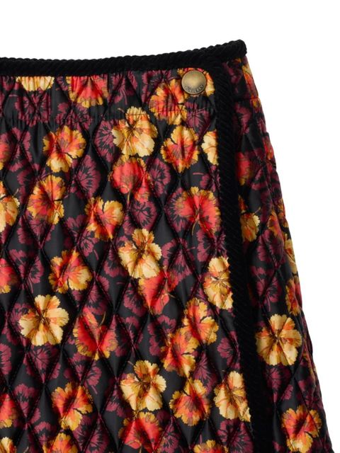 Burberry floral-print quilted skirt - Black - zdjęcie produktu nr 2