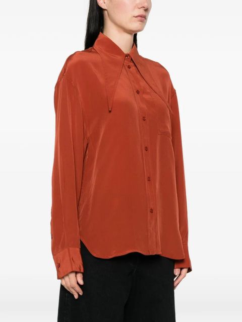 Essentiel Antwerp Jordana pocket shirt - Brown