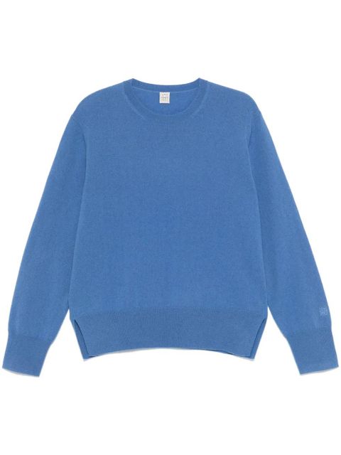 TOTEME crew-neck cashmere sweater - Blue