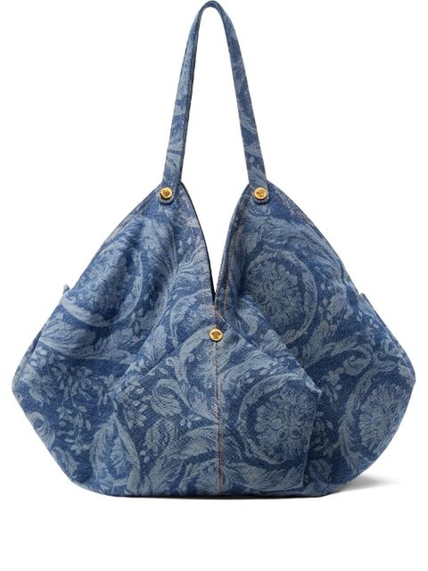 Versace Barocco-print tote bag - Blue - zdjęcie produktu nr 1