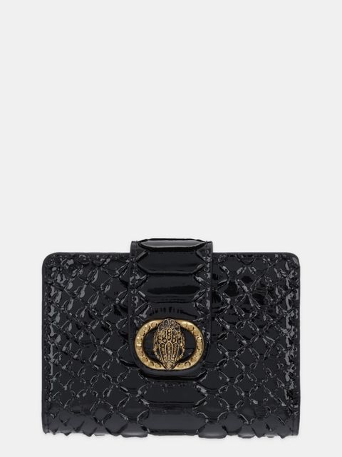 Kurt Geiger London portfel skórzany CHELSEA damski kolor czarny 3596400719 - zdjęcie produktu nr 1