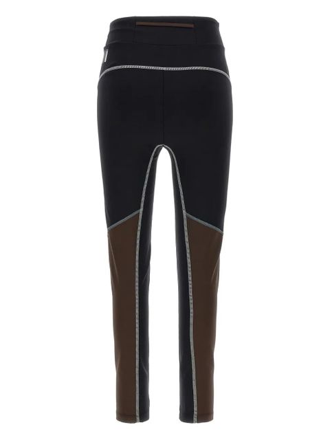 FENDI contrast-stitching leggings - Black - zdjęcie produktu nr 2