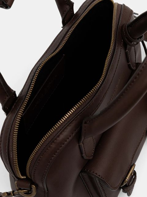 Marc O'Polo torebka skórzana kolor brązowy 5000009169