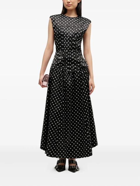GANNI polka-dot skirt - Black - zdjęcie produktu nr 2