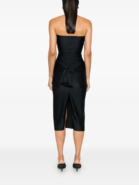 Coperni knot-detail jersey dress - Black