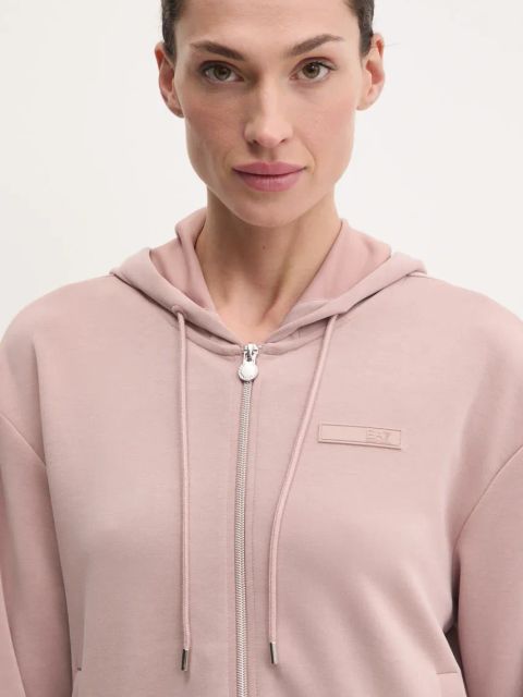 EA7 Emporio Armani dres damski kolor różowy AF12643.7W000119