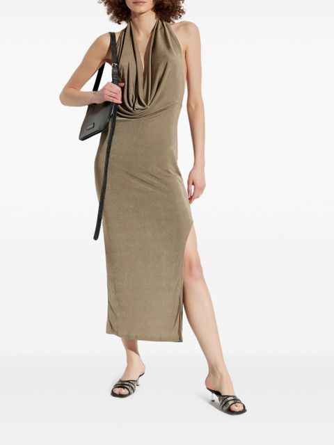 MISBHV cowl-neck midi dress - Neutrals - zdjęcie produktu nr 2