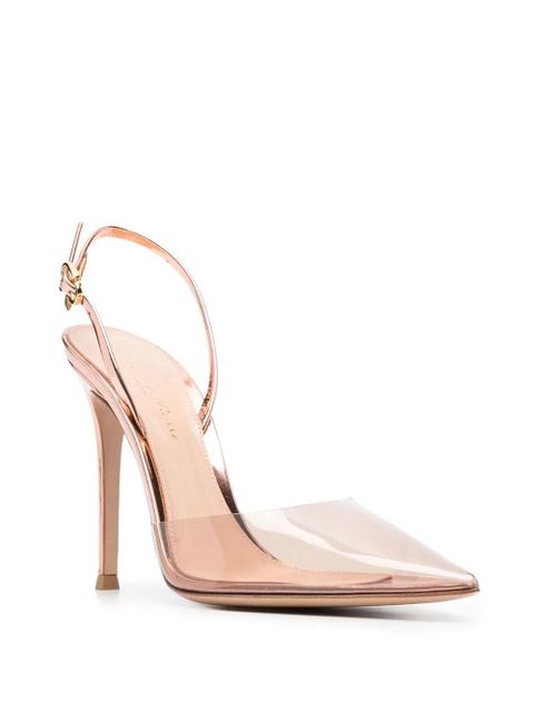 Gianvito Rossi Ribbon D'orsay 105mm pumps - Neutrals - zdjęcie produktu nr 2