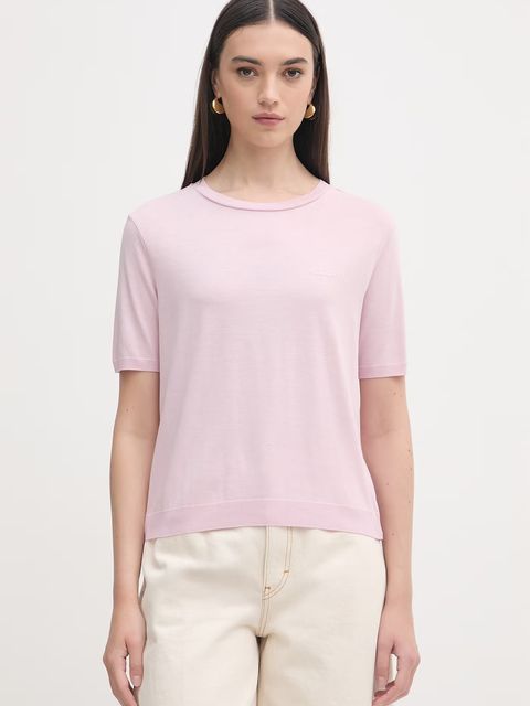 Patrizia Pepe t-shirt damski z lyocellem - zdjęcie produktu nr 2