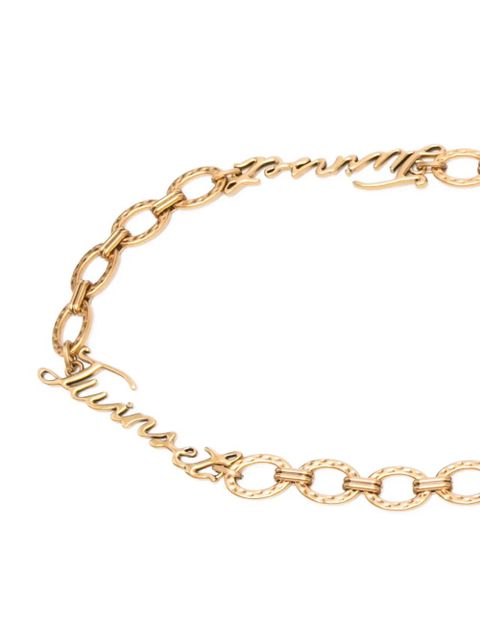 TWINSET chain lettering belt - Gold