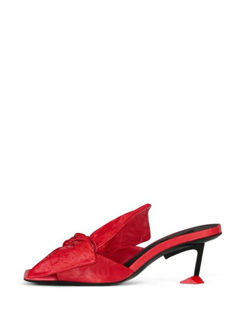 Givenchy Boudoir bow sandals - Red