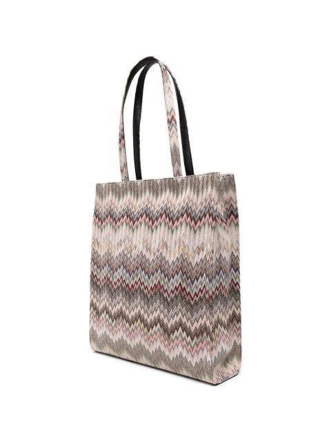 Missoni zigzag shoulder bag - Brown