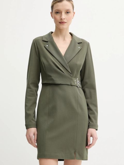 Morgan sukienka ROHA kolor zielony mini prosta ROHA - zdjęcie produktu nr 1