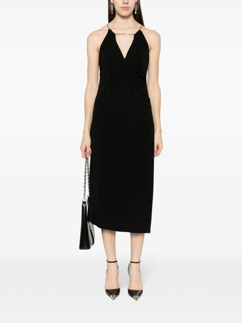 Givenchy halterneck midi dress - Black