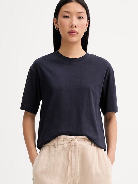 Marc O'Polo T-shirt damski bawełniany - zdjęcie produktu nr 2