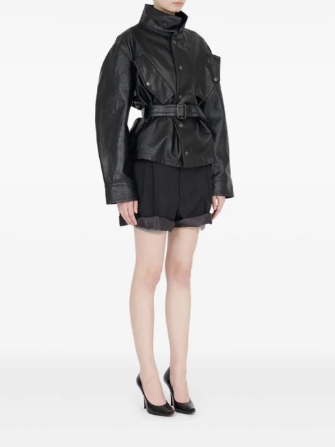 Maison Margiela cotton coated jacket - Black - zdjęcie produktu nr 2
