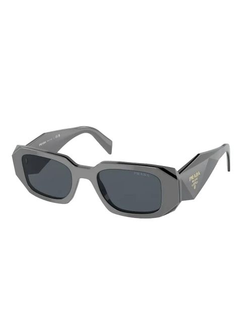 Prada Eyewear Symbole geometric-frame sunglasses - Grey - zdjęcie produktu nr 2