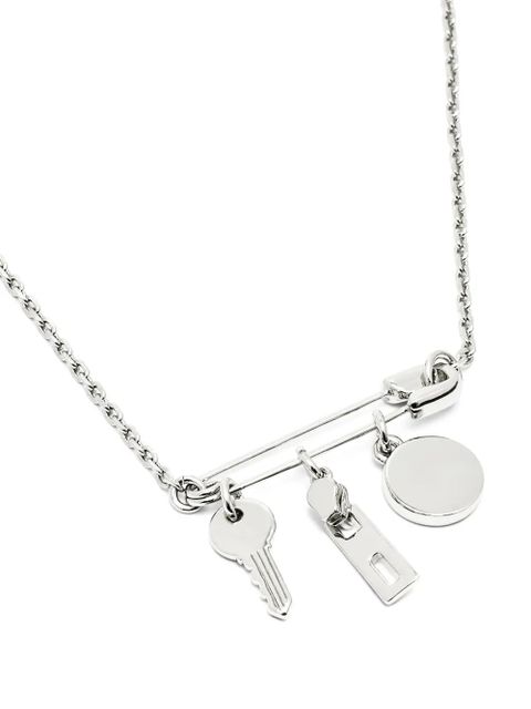 Marc Jacobs button-charm necklace - Silver