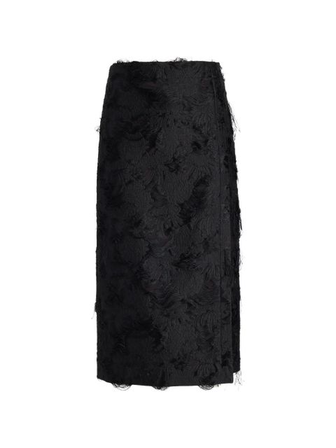 Proenza Schouler Dalma jacquard midi skirt - Black - zdjęcie produktu nr 1