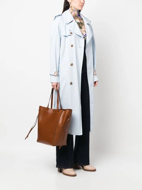 ISABEL MARANT Oskan studded tote bag - Brown - zdjęcie produktu nr 2