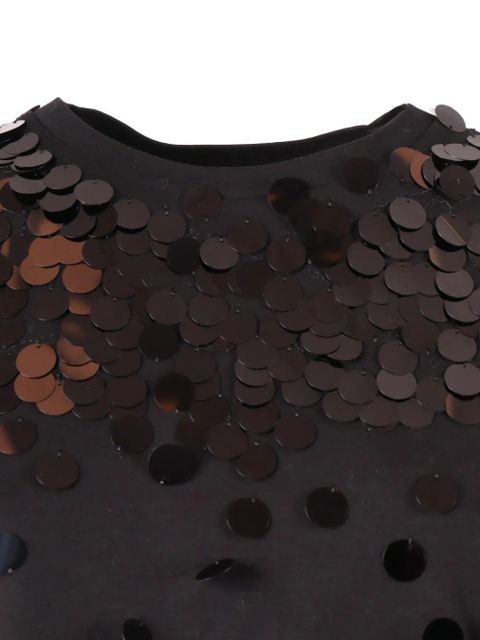 Max Mara Umano sequin-embellished T-shirt - Black - zdjęcie produktu nr 2