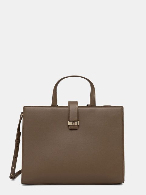 Tommy Hilfiger torebka kolor beżowy AW0AW18287 - zdjęcie produktu nr 1