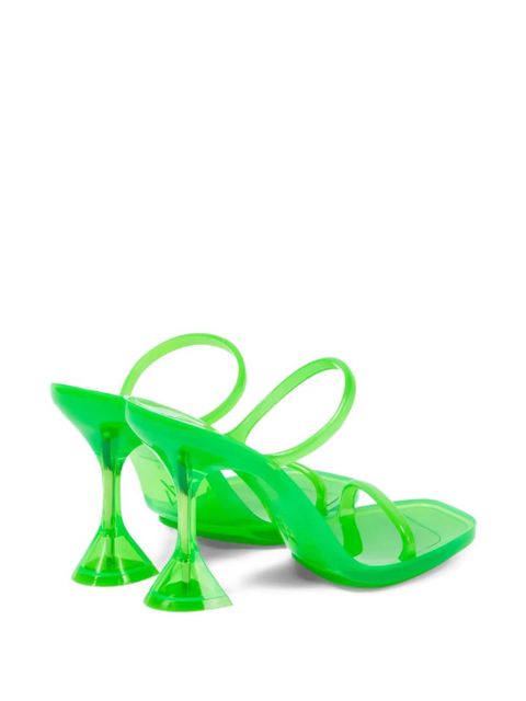 Amina Muaddi 95mm slip-on sandals - Green