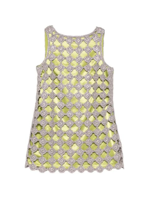 Simon Miller Sina crochet mini dress - Green - zdjęcie produktu nr 1