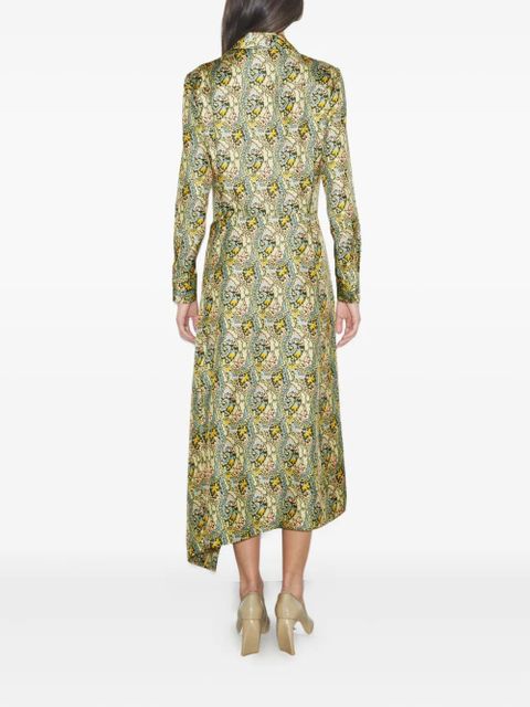 Tory Burch paisley-print wrap dress - Green