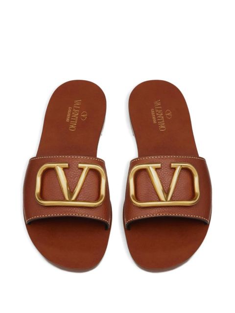 Valentino Garavani VLogo Signature sandals - Brown