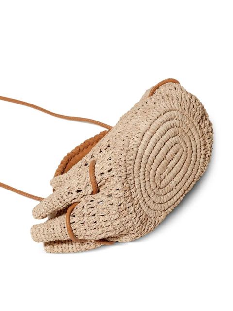 Hereu Arta crochet raffia tote bag - Neutrals