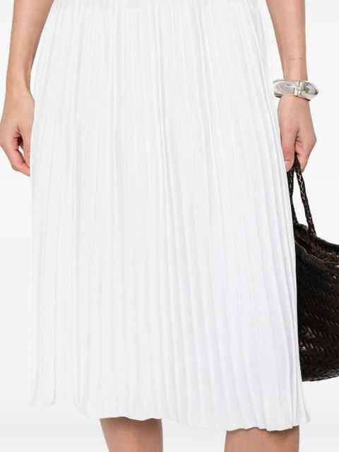 Max Mara Pegizio ribbed midi dress - White