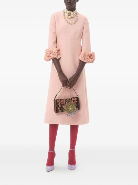 Valentino Garavani midi Crepe Couture midi dress - Pink