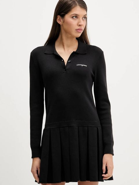 Tommy Jeans sukienka kolor czarny mini rozkloszowana DW0DW22464 - zdjęcie produktu nr 1