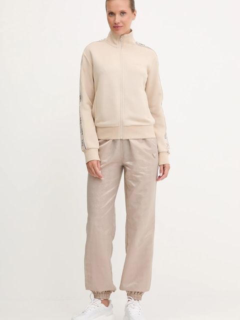 Guess bluza BRITNEY damska kolor beżowy z aplikacją V2YQ16 KB3P2