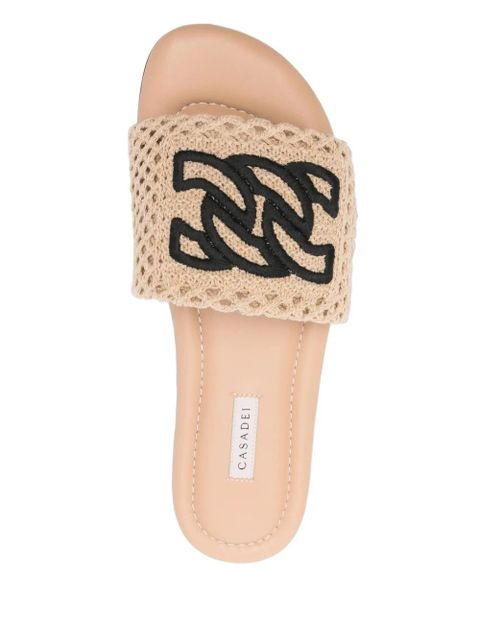 Casadei Positano slides - Neutrals