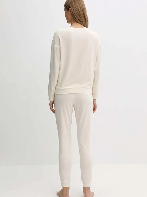 United Colors of Benetton piżama damska kolor beżowy 3L333P04A