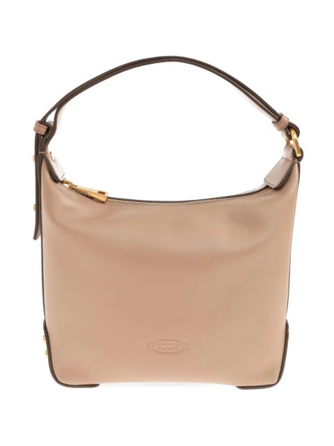 Tod's logo-embossed studded tote bag - Neutrals - zdjęcie produktu nr 1