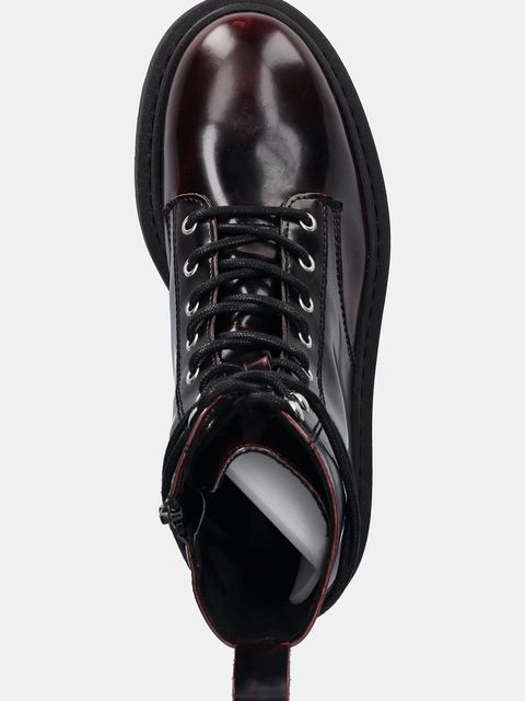 Steve Madden workery Gusto damskie kolor bordowy na płaskim obcasie 11003330