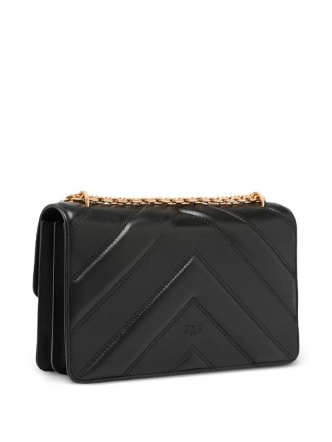 PINKO medium Love Bag One chevron shoulder bag - Black - zdjęcie produktu nr 2
