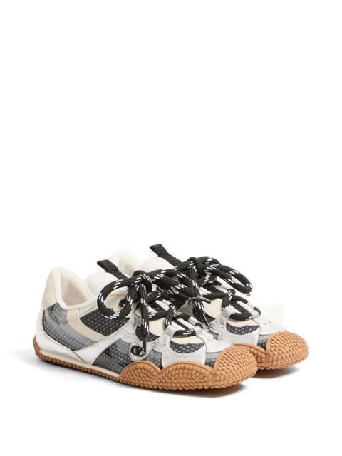 Valentino Garavani Amphibia logo-plaque sneakers - Silver - zdjęcie produktu nr 2