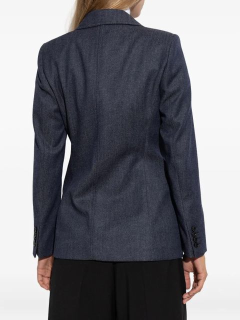 Max Mara double-breasted wool jacket - Blue