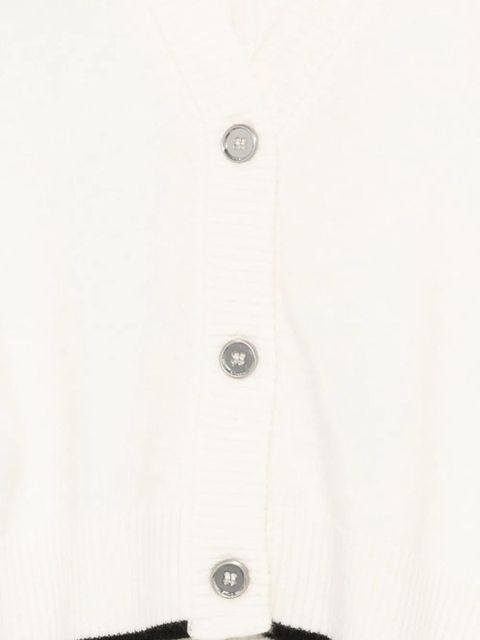 PINKO v-neck cardigan - White