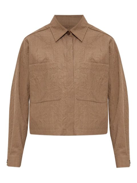 Max Mara textured pocket shirt - Brown - zdjęcie produktu nr 1