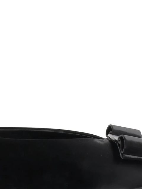 Ferragamo bow-detail ballet flats - Black