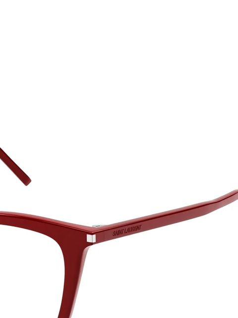 Saint Laurent Eyewear SL 386 cat-eye frame glasses - Red - zdjęcie produktu nr 2