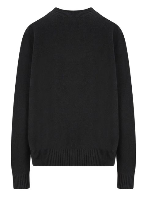 Givenchy logo-intarsia sweater - Black