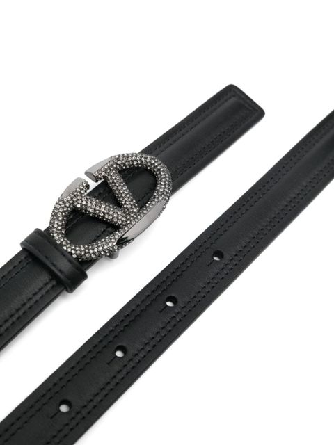 Valentino Garavani VLogo Signature belt - Black - zdjęcie produktu nr 2