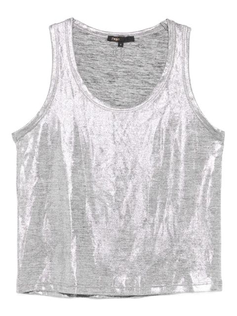 Maje shimmering tank-top - Grey - zdjęcie produktu nr 1