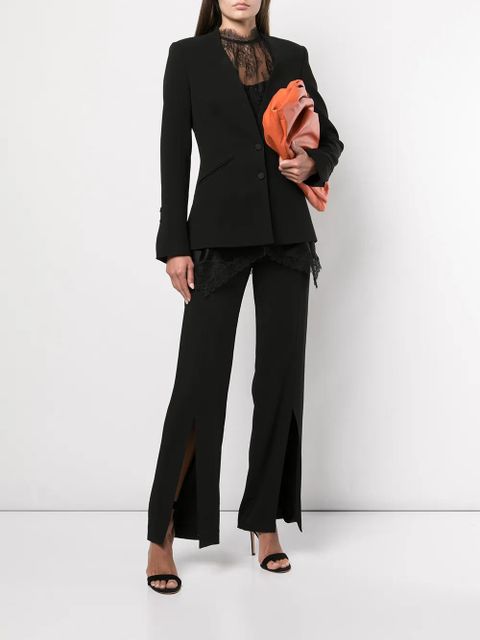 Simkhai Crepe straight-leg trousers - Black